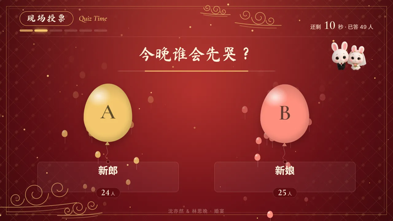 现场投票